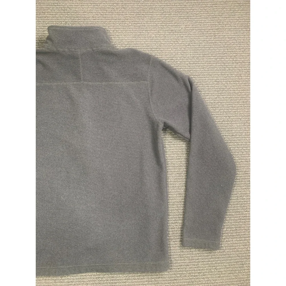 The North Face Textured 1/4 Zip Gray Pullover Men’s M Hiking Outdoor